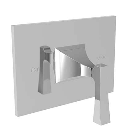 Newport Brass Shower Trim Plate W/ Handle. Less Showerhead, Arm And Flange, Nickel 4-2574BP-15